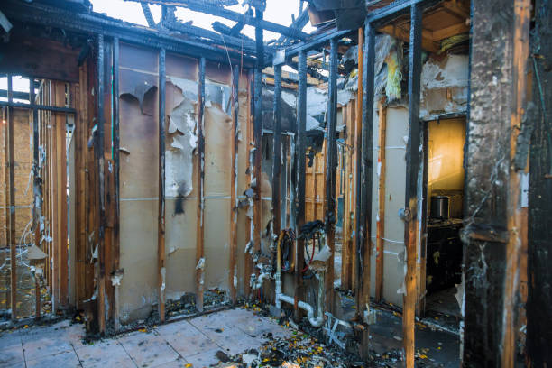 Professional Fire Damage Removal technician working in Vinings, GA